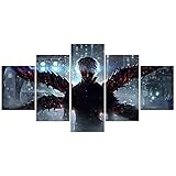 InsNordic Japan Anime Tokyo Ghoul Poster Kaneki Ken Print on Canvas Wall Picture for Living Room Decor Wall Art(Unframed, Tokyo Ghoul)