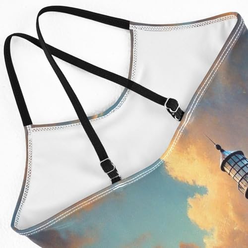 Winter Lighthouse Coast Bathing Suits for Girls Kids Swimsuits One Piece Swimsuits Summer Beach Swimwear4