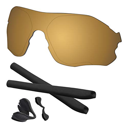 Image of EV Zero Range Lenses & Rubber Kits Replacement for Oakley Sunglass OO9327 Polarized