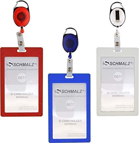 Compartiment pour Cartes Grand Format Skipassjojo Résistant Rouge