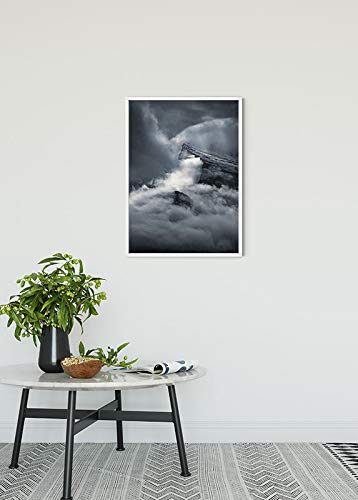 Fotomural de diseño Komar Kunstdruck minimalista negro y blanco 3