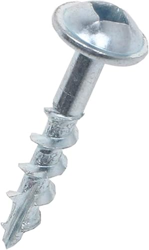 Miniatura 8 de Tornillos de agujero de bolsillo de 1-14 pulgadas, rosca fina gruesa autorroscante, tornillo #2 cuadrado para longitud de plantilla de agujero de