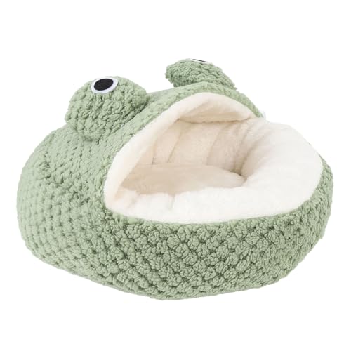 Lit pour chat confortable et lavable en forme de grenouille douce Pilipane L - 5