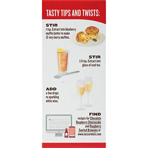 Image of McCormick Raspberry Extract with Other Natural Flavors, 2 fl oz