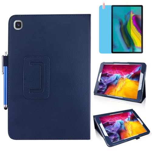 Slim Leather Case for Samsung Galaxy Tab A7 10.4 inch 2020 (SM-T500 T505 T507), Multi-Angle Stand Full-Protective Tablet Cover Book Case with Stylus Pen,Screen...