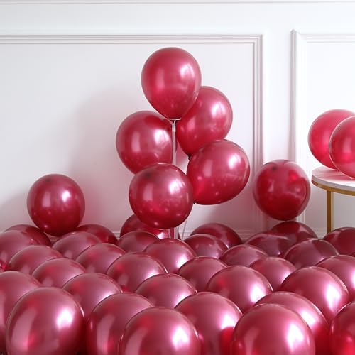 Image of 2026 Graduation Party Decorations, 138Pcs Burgundy White Silver Black Congrat Grad Balloons Arch Garland Kit, Class of 2026 Graduation Birthday So Proud Of You Decorations