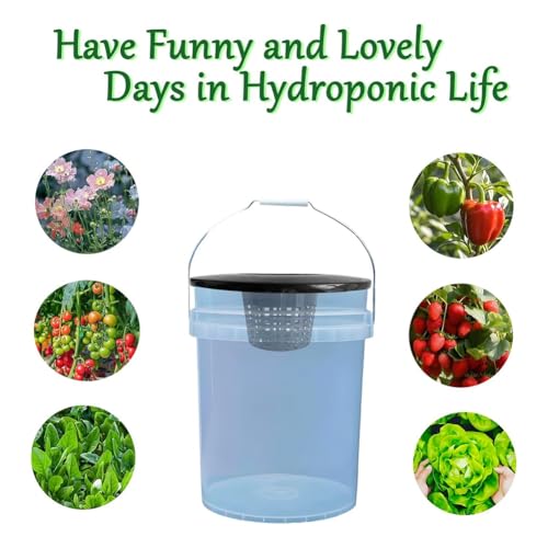 Pots nettes hydroponique DWC avec panier de a levres large 5 gallons - 7