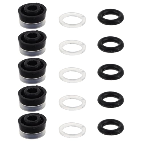 Happyyami Accesorios para Gatos Hidráulicos 3 Toneladas Kit 5 Sellos de Aceite Junta Abierta Repuestos para Reparación de Gatos de Piso