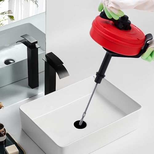 Desatascador de tuberías flexible 5m para desatascar desagües de cocina y baño de 7,6cm 4