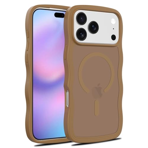 Coque iPhone 17 marron silicone rigide parfaite pour vos déplacements