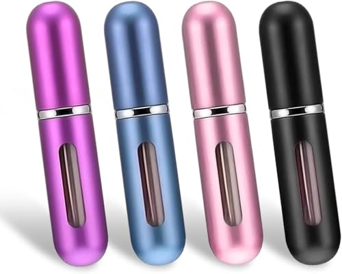 Image of Portable Perfume Refill Bottle Atomizer Spray, Leak Proof Pocket Fragrance Dispenser with Refillable Design for Travel (Pack of 1 | Multicolor)