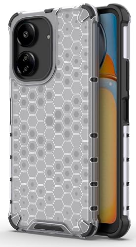 Image of Glasgow Back Case Cover Compatible with [ Mi Redmi 13C 4G / Poco C65 ] (Stylish Design) - Transparent