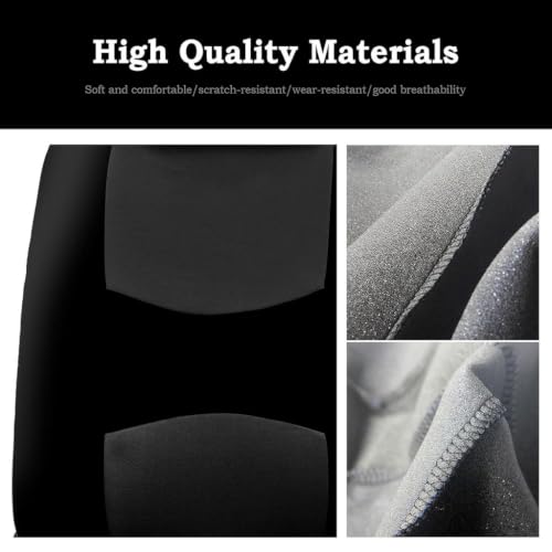 Housses de siège pour Mercedes 180 finitions soignées et durabilité noire mat - 4
