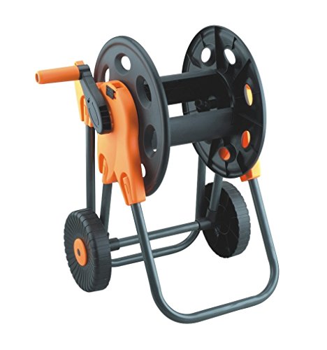 Image of Dolphy Portable Garden Water Hose Pipe Reel Cart with Wheels