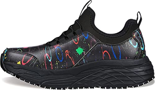 Skechers Skechers Work Max Cushioning Elite SR Work Sneaker Womens Oxford CD US BlackMulti