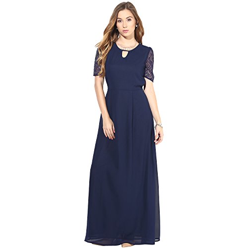 Buy La Zoire Three Quarter Sleeves Wedding, Date, One Piece, Fancy