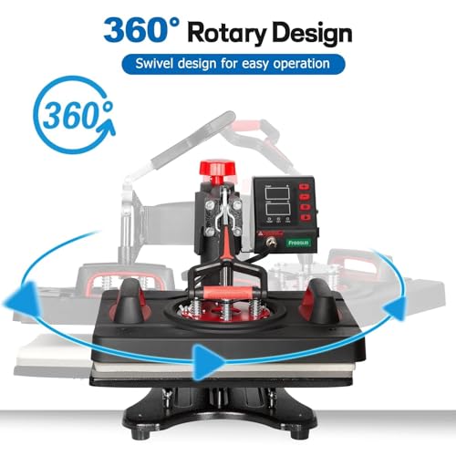 Heat Press Machine 15x12 pulgadas 8 en 1 miniatura 2