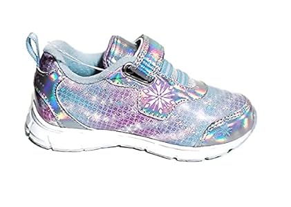 Disney - aya 2点 Disney Frozen 2 Toddler Girls' Light-Up Sneaker, Purple, 6