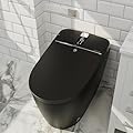 GIVINGTREE Black Smart Toilet with Auto Open Lid and Auto Flush, Modern Smart Tankless Instant Heating Toilet with Bidet Built in, Wireless RemoteControl and Smart Knob.