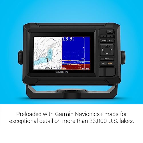 Image of Garmin ECHOMAP UHD2 53cv Ice Fishing Bundle with Garmin Navionics+ Maps for U.S. Inland