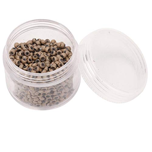 1000PCS Nano Silicone Hair Extension Ring, 3MM 2MM Lined Beads For Hair Extension-Available In Five Colors (#4)