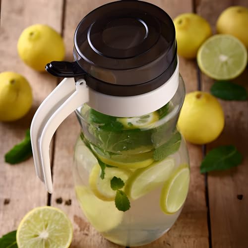 Image of Oblivion Oil Plastic Bottle Dispenser With Lid Clear Drip Free Spout Controlled - Oil Dispenser for Cooking, Easy Flow and Vinegar Bottle - Pourer Liquid Dispenser Transparent & Unbreakable (1 Ltr)