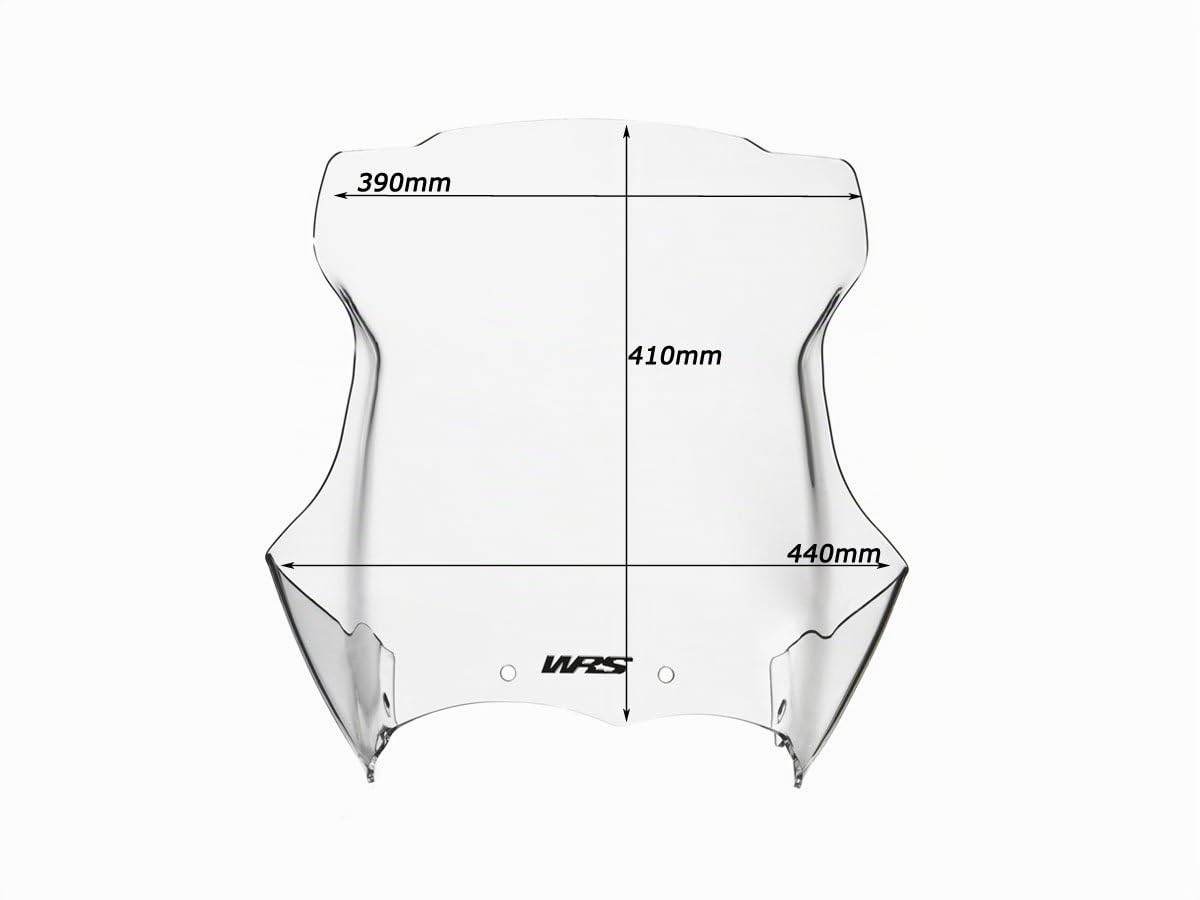 WRS Parabrezza intermedia per BMW R 1200 GS/ADV 2004-2012 trasparente