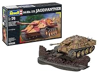 Revell Modellbausatz Panzer 1:76 - Sd.Kfz.173 Jagdpanther im Maßstab 1:76, Level 4, originalgetreue Nachbildung mit vielen Details, 03232