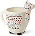 VOTUM Animal-Shaped Llama Coffee Mug, 18.6 fl. oz. - Handmade, Adorable Tea Cup with Printed Como Te Llama Writing - Premium Ceramic Gifts for Women & Men