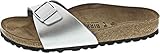 Type: Sandale BIRKENSTOCK Madrid schmal 040413(Silber) Größe 39 EU