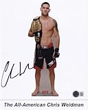 Chris Weidman Signed 8x10 Photo BAS COA UFC 162 168 175 187 Picture Autograph 58 - Autographed UFC Photos