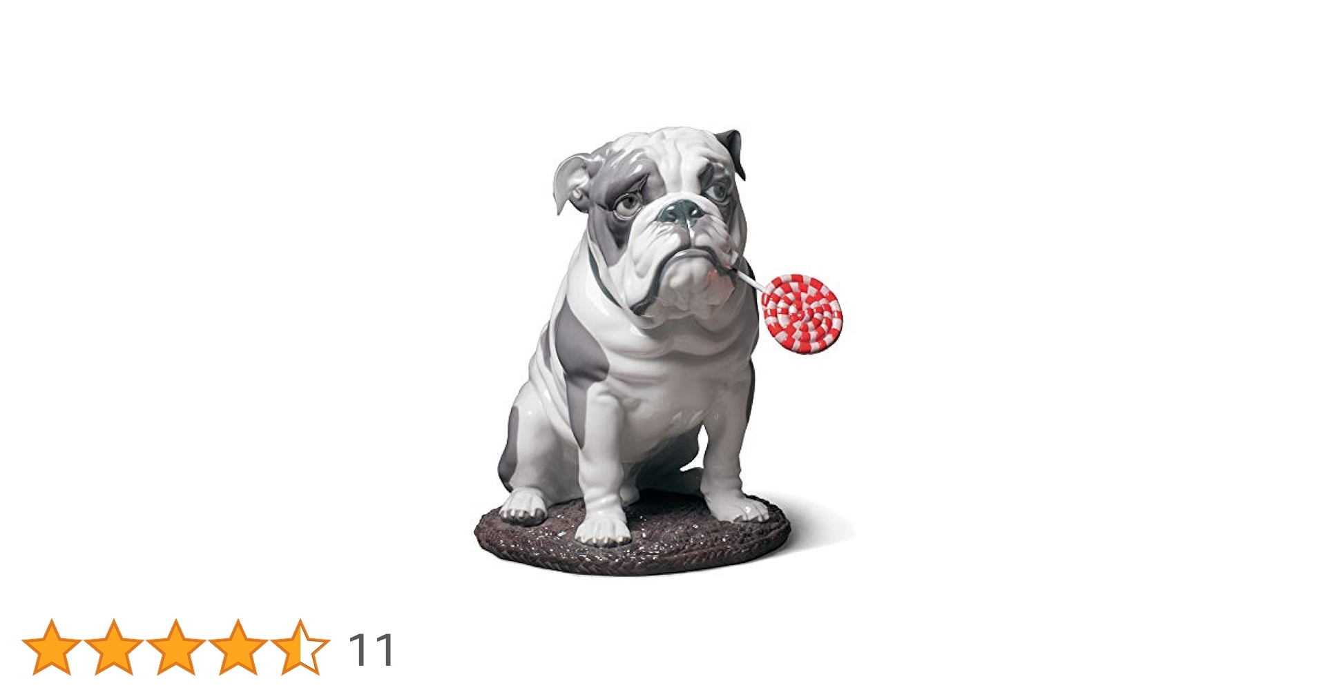 LLADRO リアドロのブルドッグとロリポップ Bulldog with