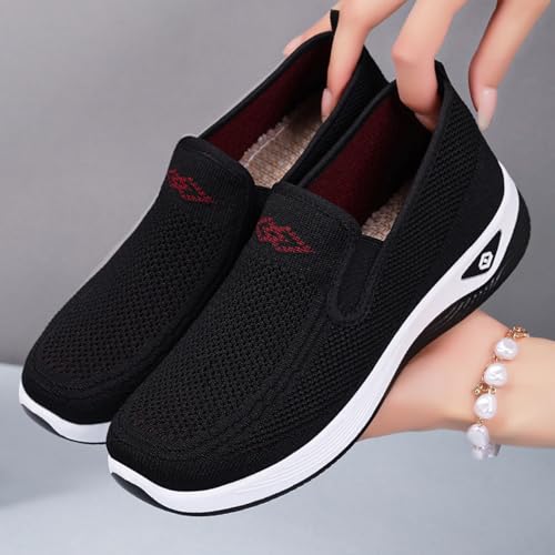 sfdgfhyf Women's Casual Shoes Spring Summer and Autumn Mesh Breathable Wear Single Shoes Light and Shoes Women Casual Dress3
