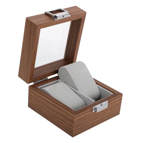 VANZACK Wooden Watch Box Elegant Slot Jewelry Display Case Chic Storage for Watches and Accessories Premium Quality Packing Box for and Personal Use