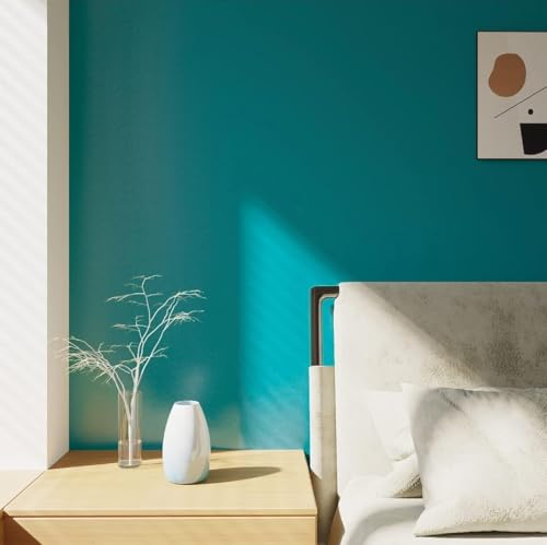 Image of DEEMUS Teal Matte Peel & Stick Self Adhesive Waterproof Sticker for Living Room, Bedroom Office,Almirah, Floor, Tabletop, Wall, Fridge,& Renovation Projects (2 x 3 Feet)