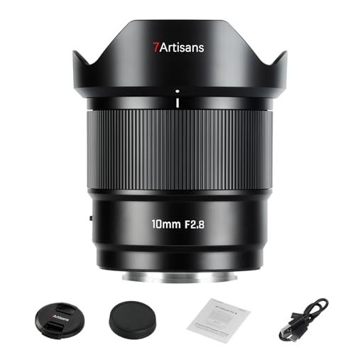 7Artisans AF 10 mm F2.8 APS-C Obiettivo grandangolare autofocus, compatibile