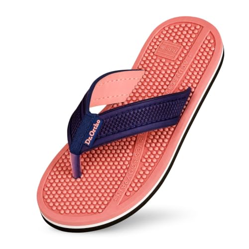 Image of Dr.Ortho Ladies Acupressure Slippers | Flip-Flops | Women's & Girl's Slippers | Comfortable & Lightweight | Soft Foot Massager | All Day Wear