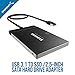 SABRENT USB 3.1 (Type A) to SSD / 2.5 Inch SATA Hard Drive Adapter [Optimized for SSD, Support UASP SATA III] (EC-SS31)