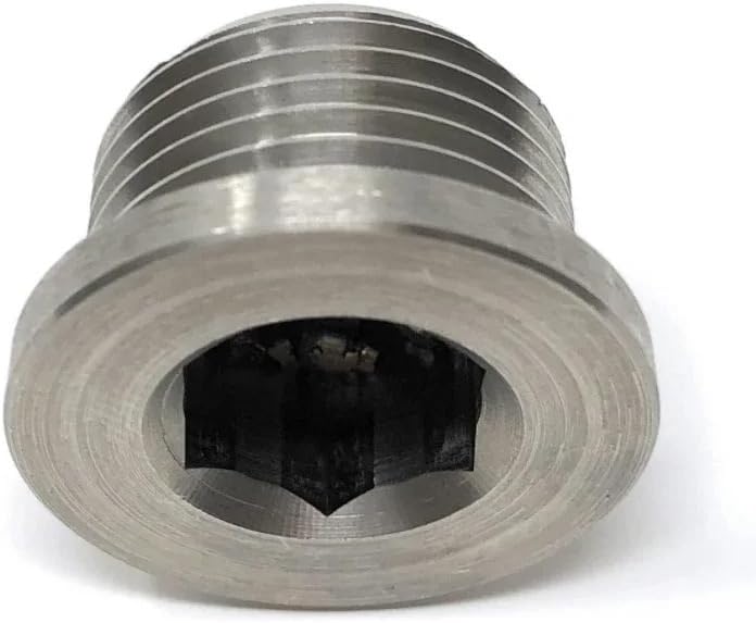 1PCS ステンレススチール M18x1.5 スレッドインナー六角バンコネクタ 自動車部品