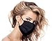Produktbild Urhome 2 Stück Behelf Gesichtsbedeckung 100% Baumwolle Made in Germany, Kälteschutz Gesichtsmaske, Staubdichte Maske I 2 x Bedeckung Schwarz