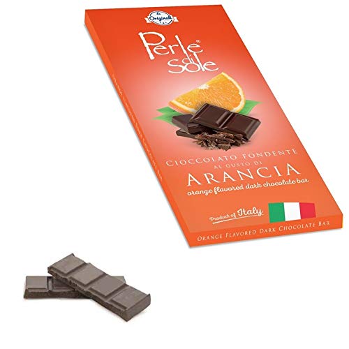 Tablette de chocolat noir à l'orange - Perle di Sole - Offre 10 Pièces