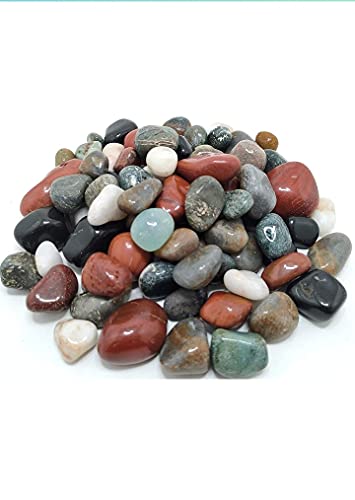 Image of Decorative Stones for Vase Filler or Pebbles for Home Decor /Decorative Capsule Pebbles /Glass /gravels /Stone /Beads for Aquarium, Table, vase, Fountain (Mutlicolor, 480 Gram)