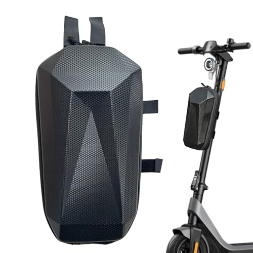 電動スクーター バッグ - 簡単アクセス 大容量 | 電動スクーター 用 前取り付けバッグ,三輪車 バランスバイク 携帯電話 鍵 水筒 サングラス 眼鏡 用
