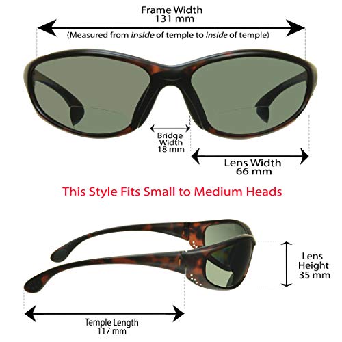 Polarized Bifocal Sunglasses for Men and Women. Durable, Lightweight and Unbreakable TR90 Sport Frame3