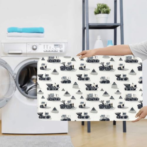 Housse de couvercle de toilette en forme de U et tapis absorbant