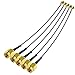 TUOLNK IPX to SMA Extension Cable, SMA Male to MHF1 UFL Female WiFi Pigtail Grey Cable for Network Card 1.13mm Coaxial Coax Cable Low Loss 6inch (15cm) 5Pack