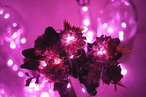 Image of Lexton Cork Light | Bottle Light | Copper String Light | Cork String Light | for Valentine's Day, Room decor, Birthdays, Party,Diwali | Pack of 1, Pink