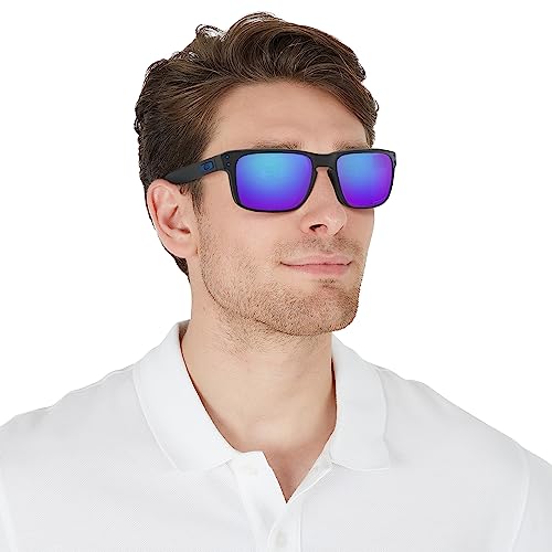 Image of Oakley Mens OO9244 Holbrook Low Bridge Fit Rectangular Sunglasses