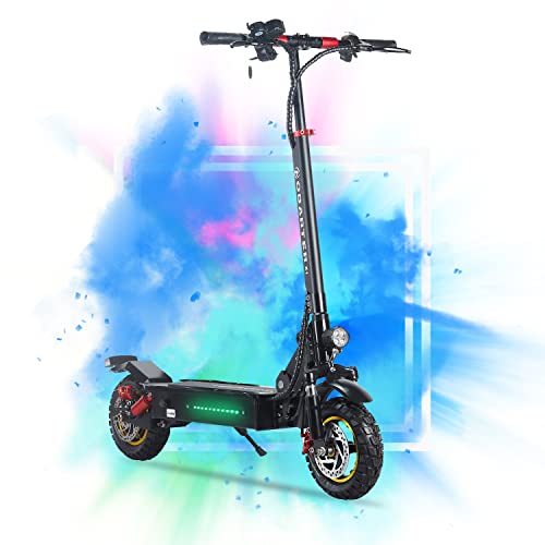 Creative Product Electric Scooter for Adults 1000W Motor, Up to 28 MPH 30 Miles Range 10" Air Tires, Foldable Off Road Fast E Scooter for Commuter Travel