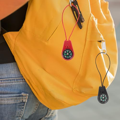 Brújulas porta llavero mini 20 piezas para camping miniatura 6